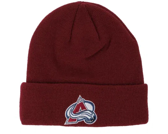 NHL Youth Knit Hat Basic Cuffed Beanie Avalanche
