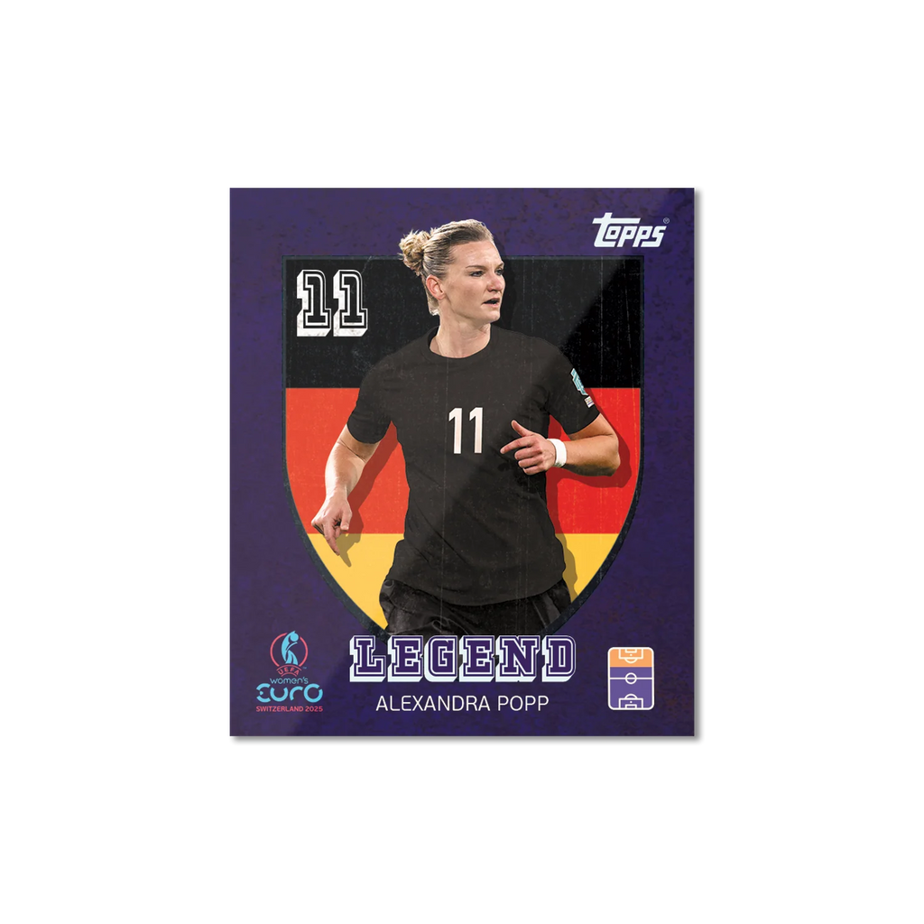 Topps Official Stickers Women's Euro Cup Switzerland 2025 UEFA Mega Starter Pack