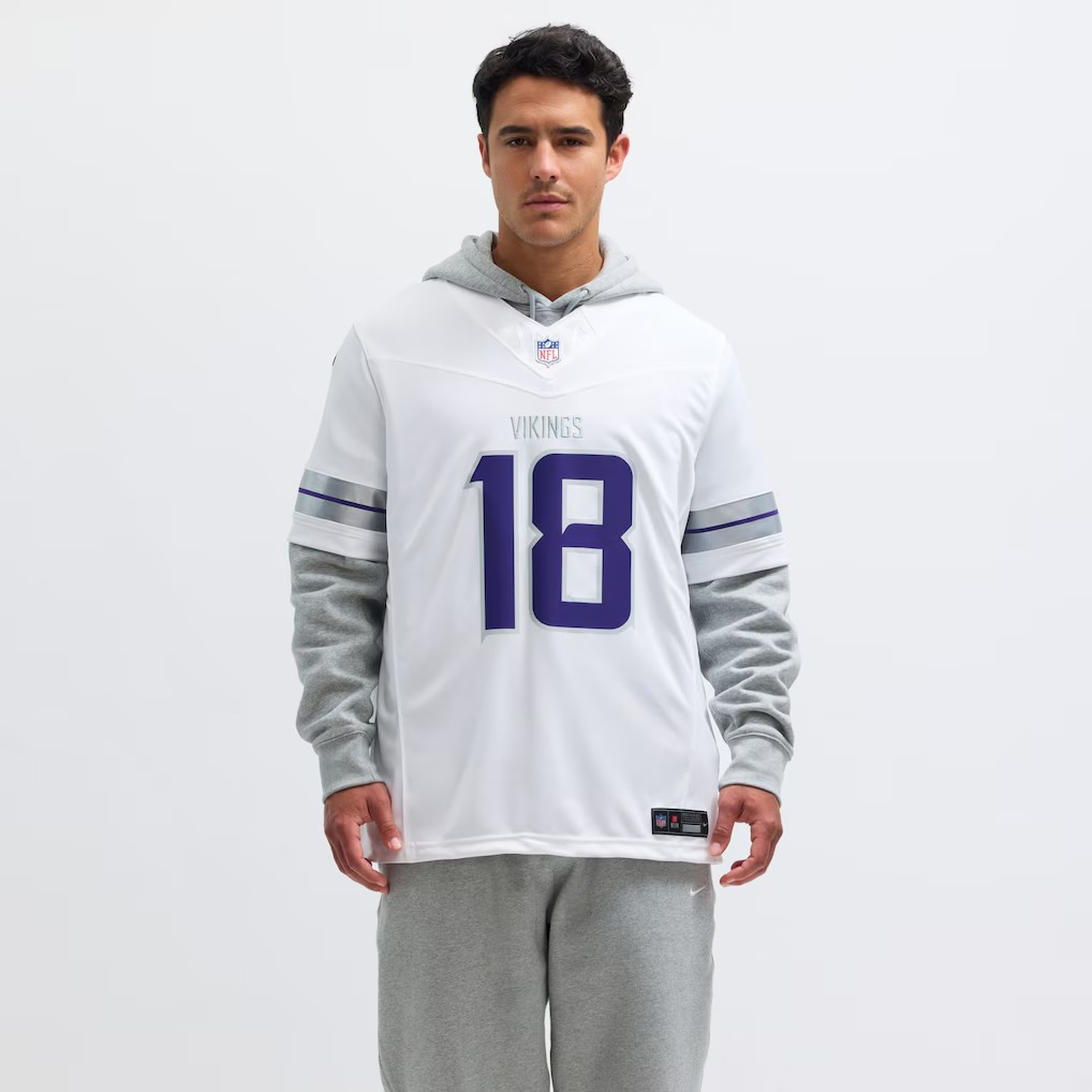 NFL Player F.U.S.E. Limited Jersey Vapor Alternate White Justin Jefferson Vikings