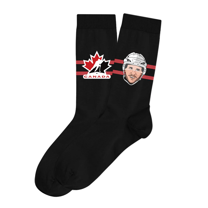 Hockey Canada Player Socks Black Sydney Crosby Hockey Canada