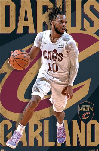 NBA Player Wall Poster Darius Garland Cavaliers