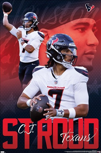 NFL Player Wall Poster C.J. Stroud Texans