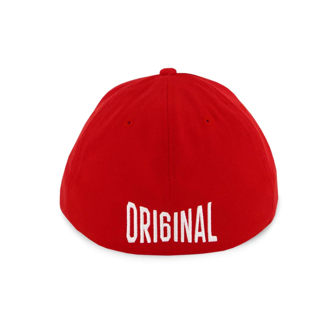 NHL Hat Structured Stretch Original Six Red Wings