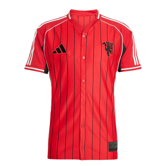 EPL Jersey US Pack Full-Button Baseball Jersey Manchester United FC