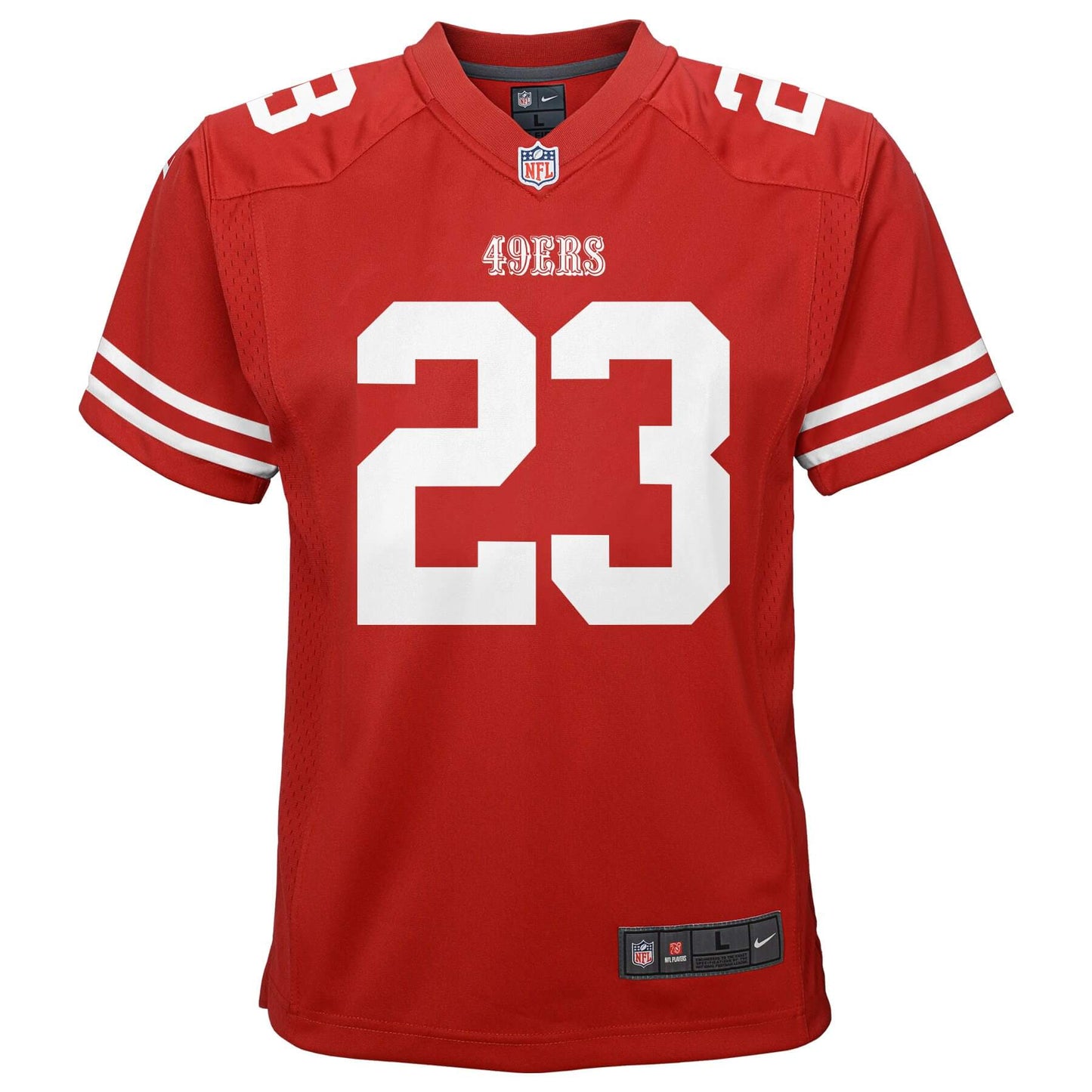 NFL Youth Player Game Jersey Home Christian McCaffrey 49ers