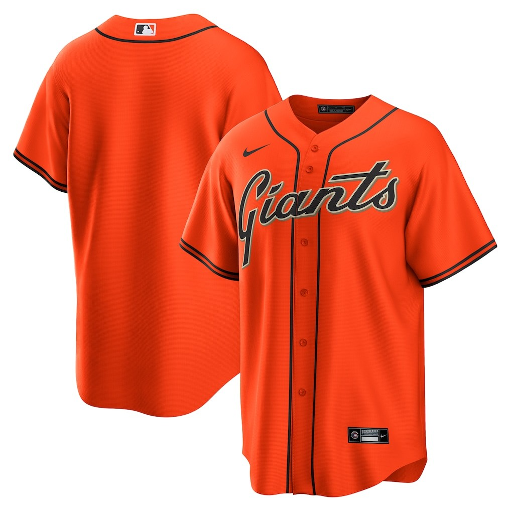 MLB Replica Jersey Blank Orange Alternate Giants