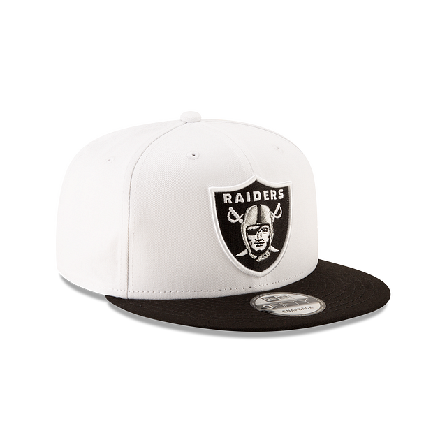 NFL Hat 950 Basic Snapback Raiders (White & Black)