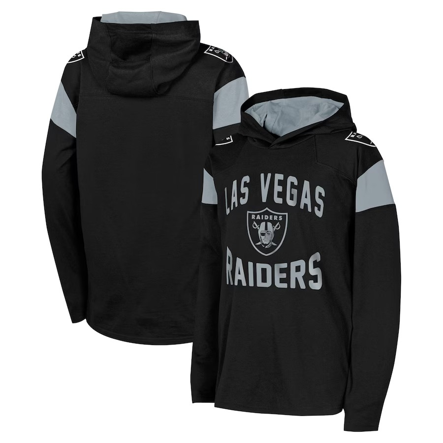 NFL Youth Long Sleeve Hoodie The Champ Is Here Raiders