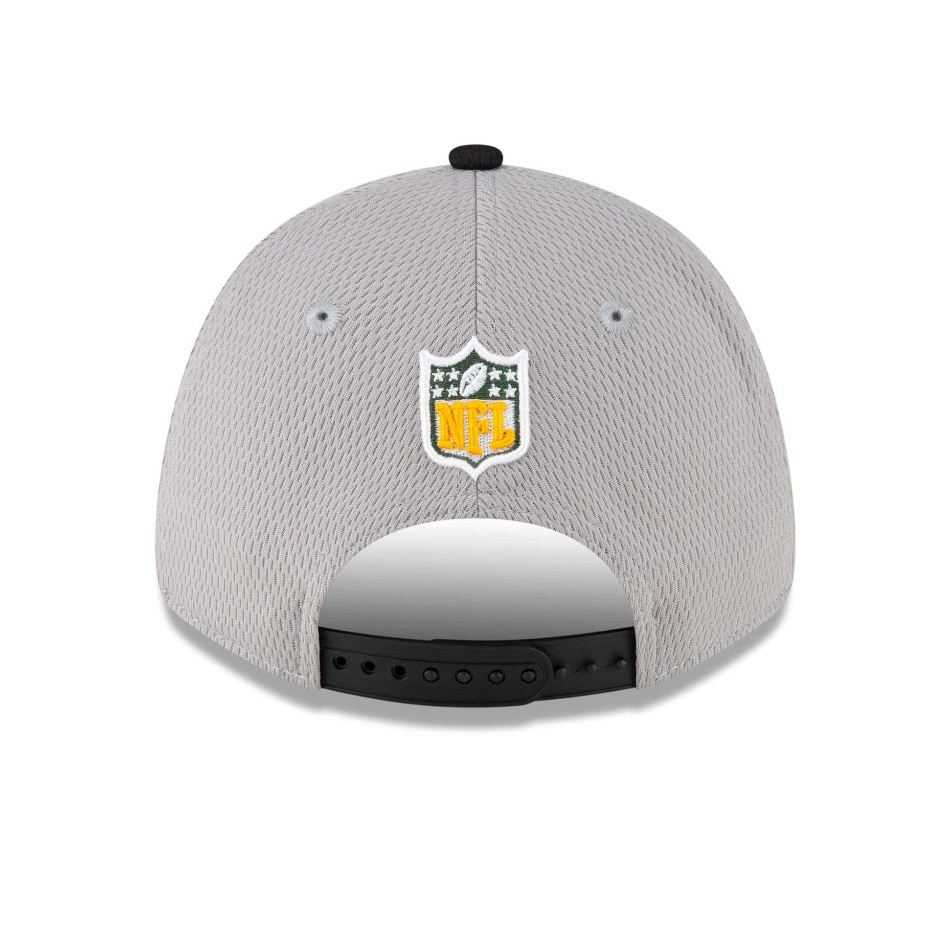 New Era 60178683 Green Bay Packers NFL Sideline Home Black 9Forty Stretch  Snap Cap