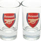 EPL 2Pc Shot Glass Set Arsenal FC