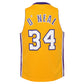 NBA Youth Hardwood Classics Player 1999-00 Swingman Jersey Shaquille O'Neal Lakers (Gold)