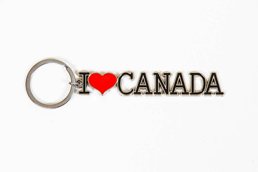 Country Keychain "I Love" Canada