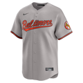 MLB Limited Jersey Blank Road Gray Orioles