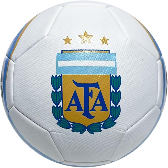 Argentine Football Association Soccer Ball Size 5 Argentina (White)