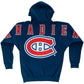 NHL Hoodie Varsity Arm to Arm Canadiens