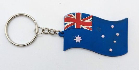 Country Keychain Rubber Flag Australia