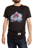 NHL T-Shirt Performance Rashguard Distressed Logo Avalanche
