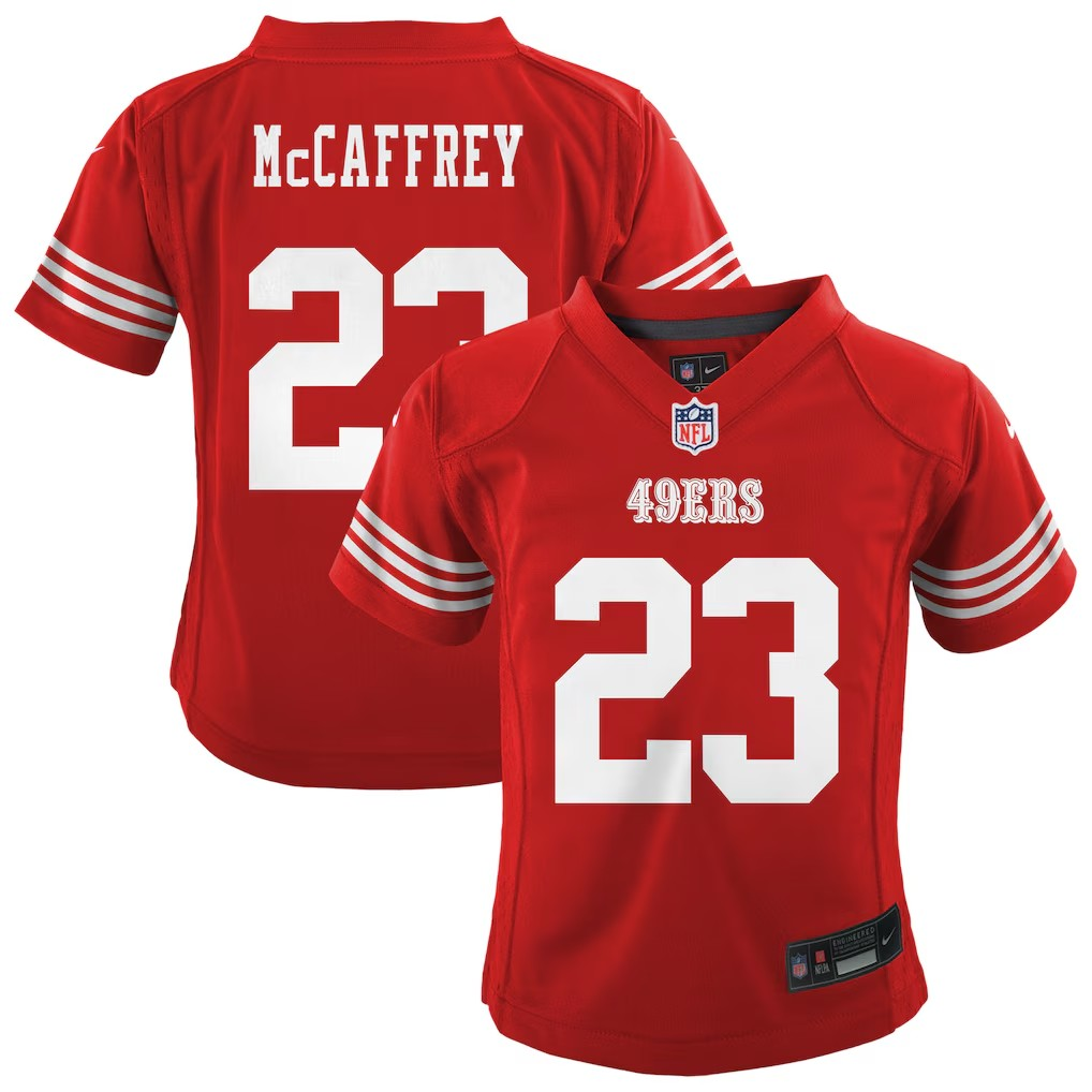NFL Kids Player Game Jersey Christian McCaffrey 49ers