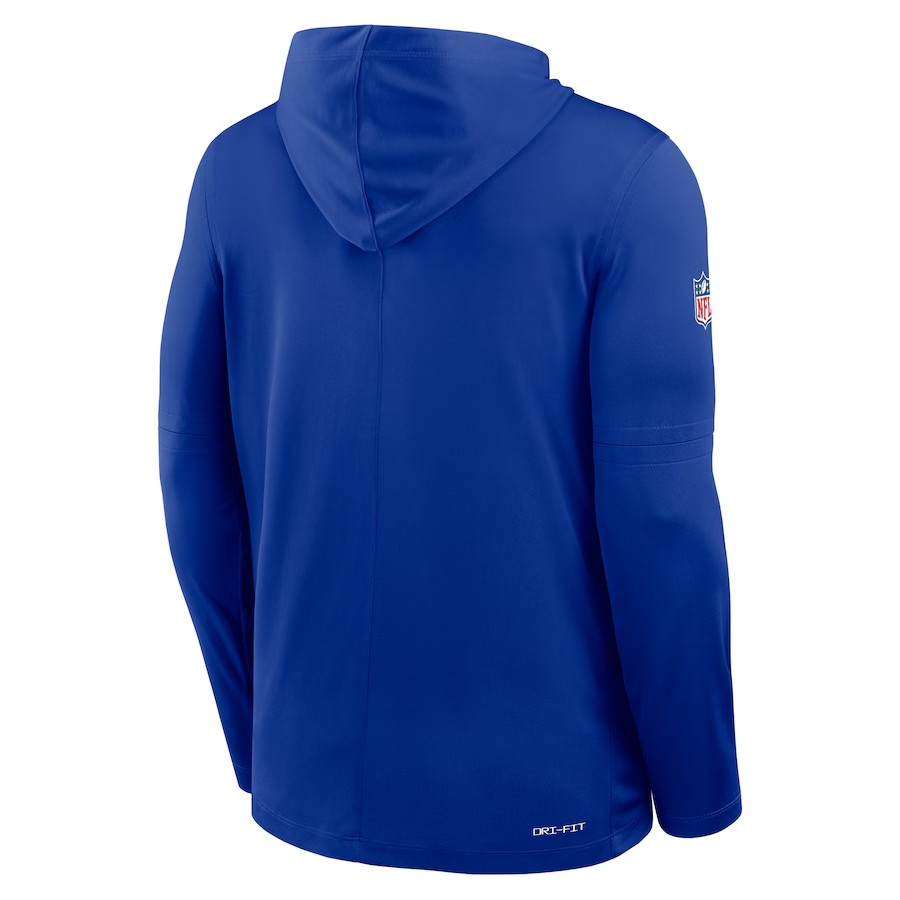 NFL Dri-FIT Long Sleeve Hoodie 2025 Sideline Pure Fury Bills