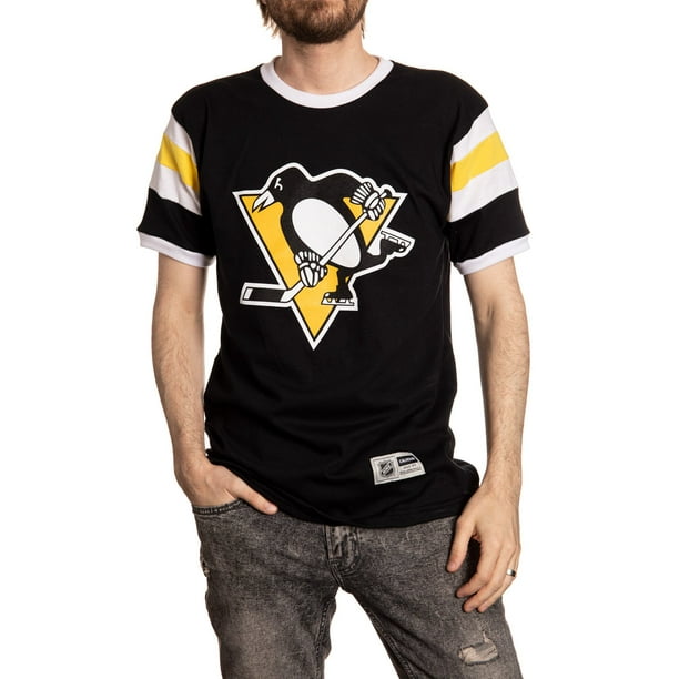 NHL T-Shirt Retro Varsity Inset Penguins