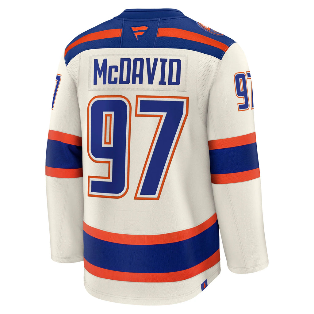 NHL Player Premium Jersey Heritage 2025 Connor McDavid Oilers