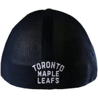 NHL Hat Stretch Fit Poly Heathered Team Maple Leafs
