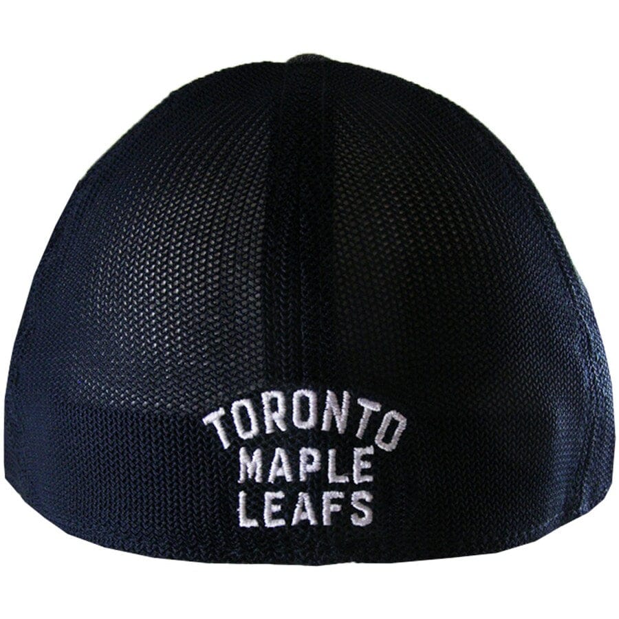 NHL Hat Stretch Fit Poly Heathered Team Maple Leafs