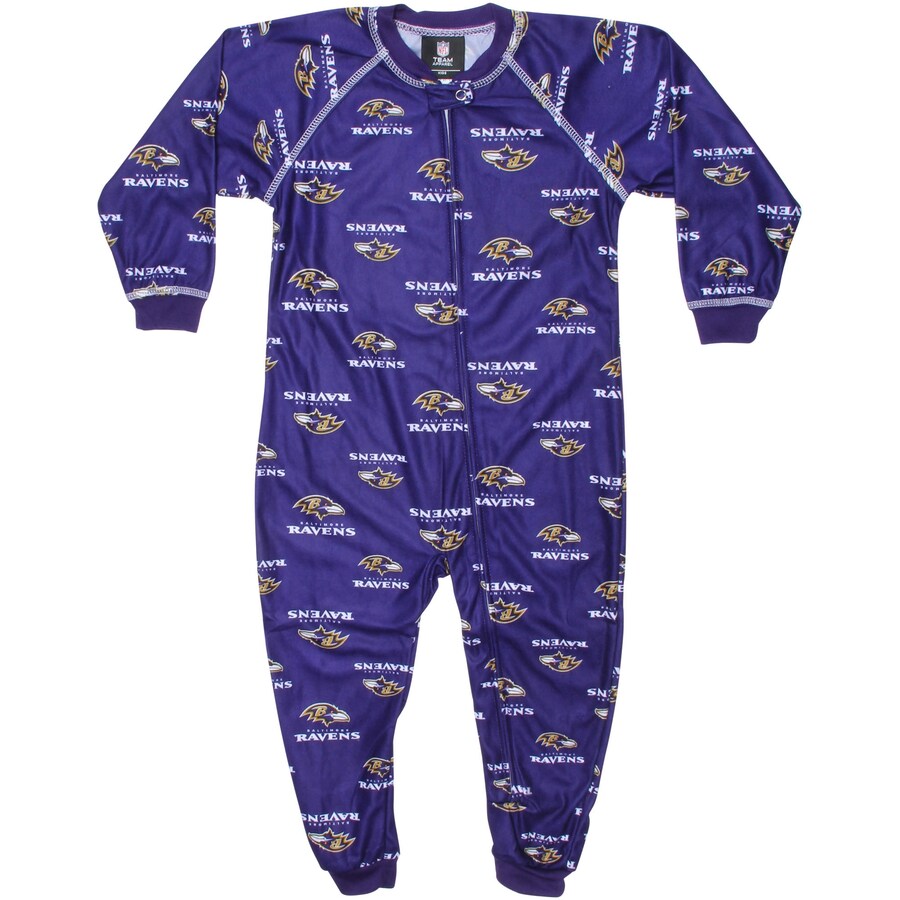 NFL Infant Onesie Raglan Zip Up Ravens