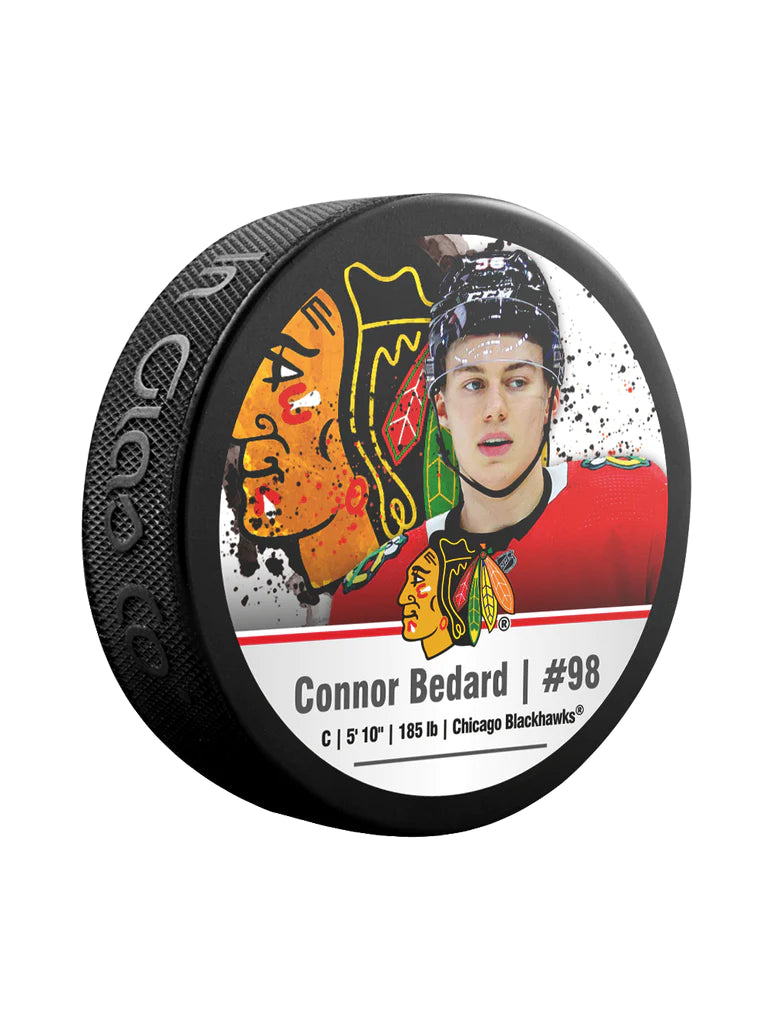NHL Player Puck Stats Connor Bedard Blackhawks