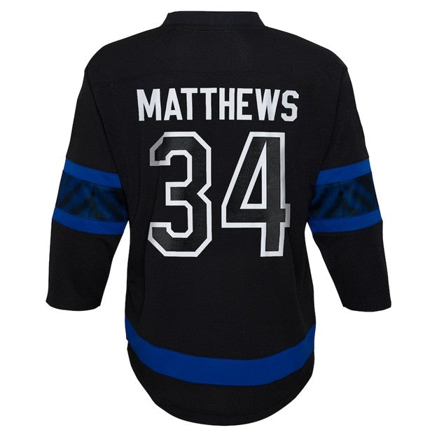 NHL Infant Player Replica Jersey Alt Black Reversible Auston Matthews Maple Leafs