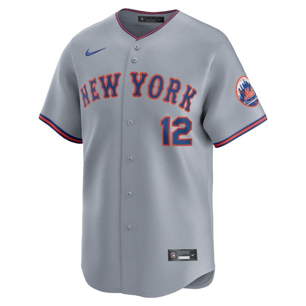 MLB Player Limited Jersey Road Francisco Lindor Mets