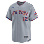 MLB Player Limited Jersey Road Francisco Lindor Mets