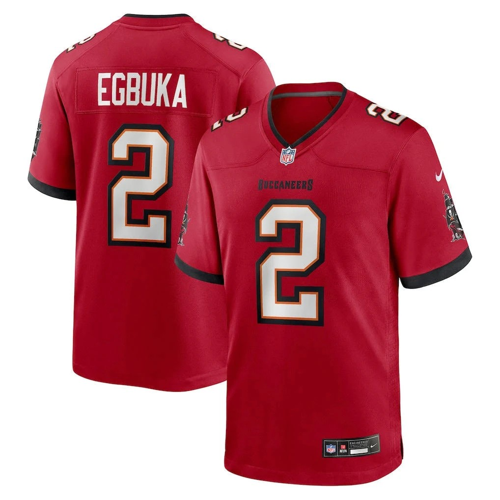 NFL Player Game Jersey Home Emeka Egbuka Buccaneers