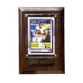 NFL Collectible Plaque with Card 4x6 Donruss Away Lamar Jackson Ravens