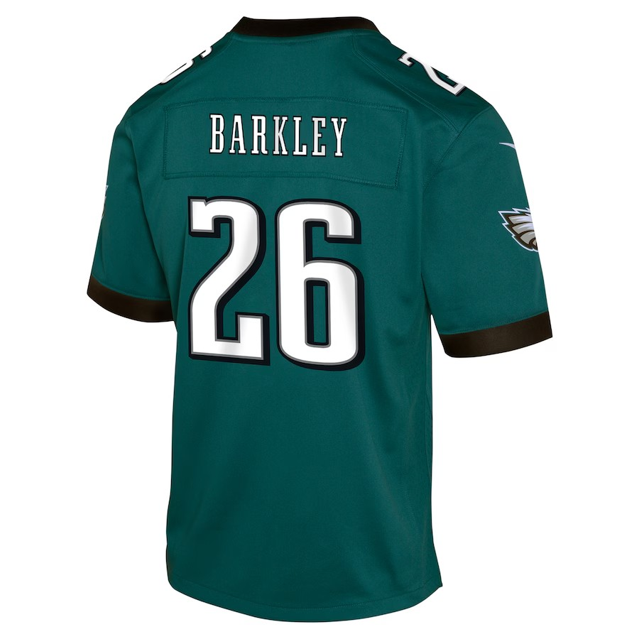 NFL Youth Player Game Jersey Home Saquon Barkley Eagles