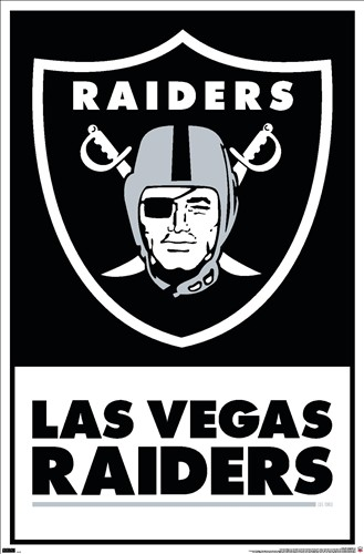 NFL Wall Poster Logo Raiders