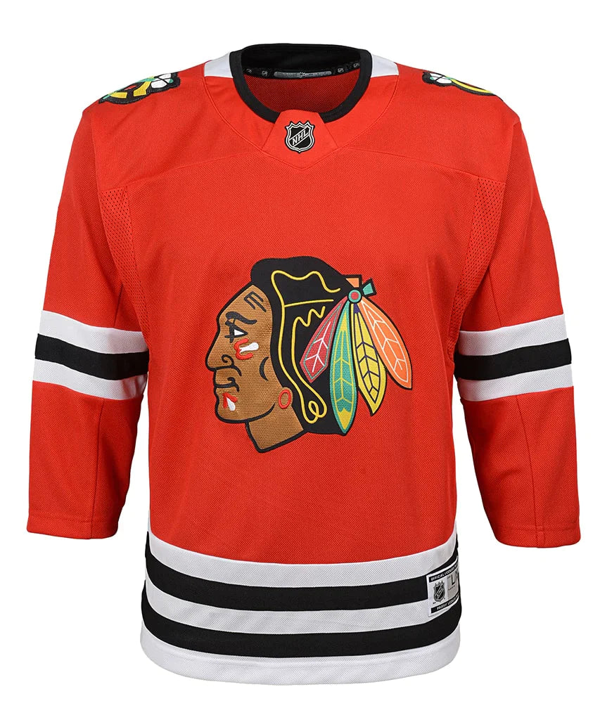 NHL Youth Blank Premier Jersey Home Blackhawks (2019-Present)