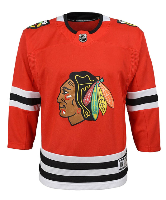 NHL Youth Blank Premier Jersey Home Blackhawks (2019-Present)