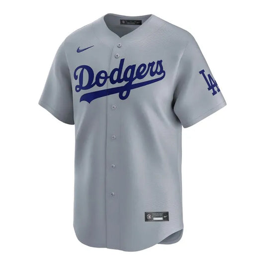 MLB Limited Jersey Blank Alt Grey Dodgers