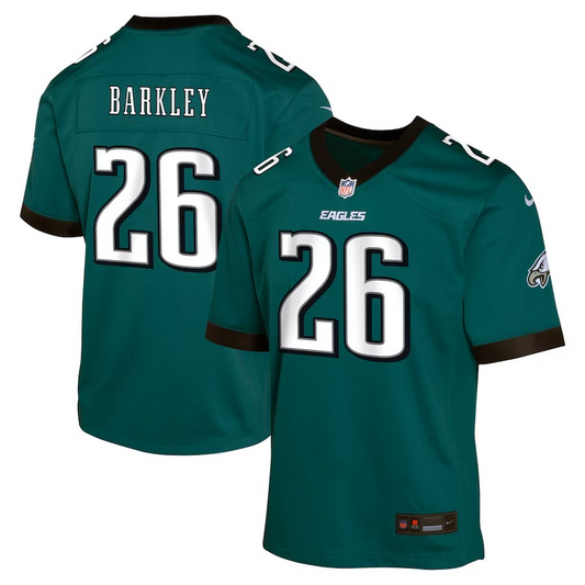 NFL Youth Player Game Jersey Home Saquon Barkley Eagles