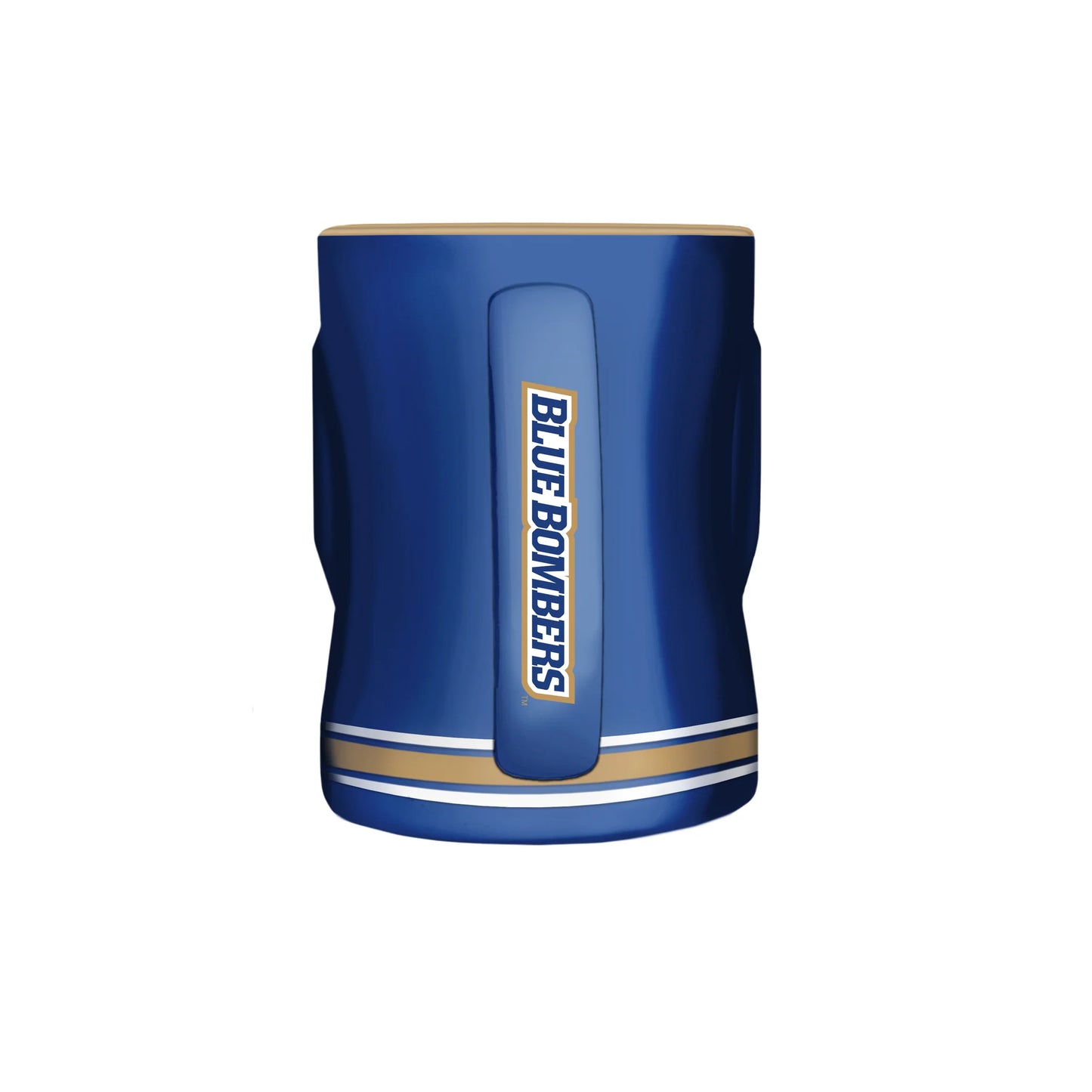CFL Coffee Mug Sculpted Relief Blue Bombers