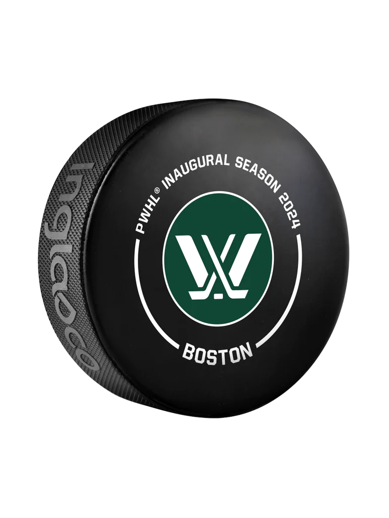 PWHL Game Puck Inaugural Season 2024 Boston