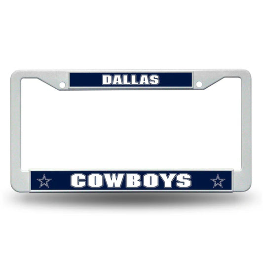 NFL License Plate Frame Plastic Cowboys