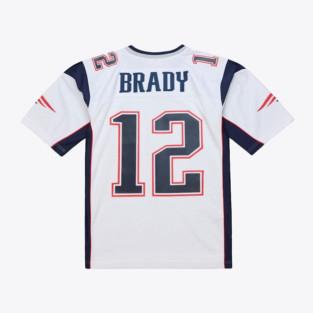 NFL Legacy Player Jersey Away 2000 Tom Brady Patriots (White)