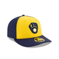 MLB Hat LP5950 AC Perf Alt Brewers (Yellow & Navy Blue)