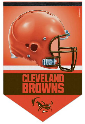 NFL Felt Banner 17x26 Browns