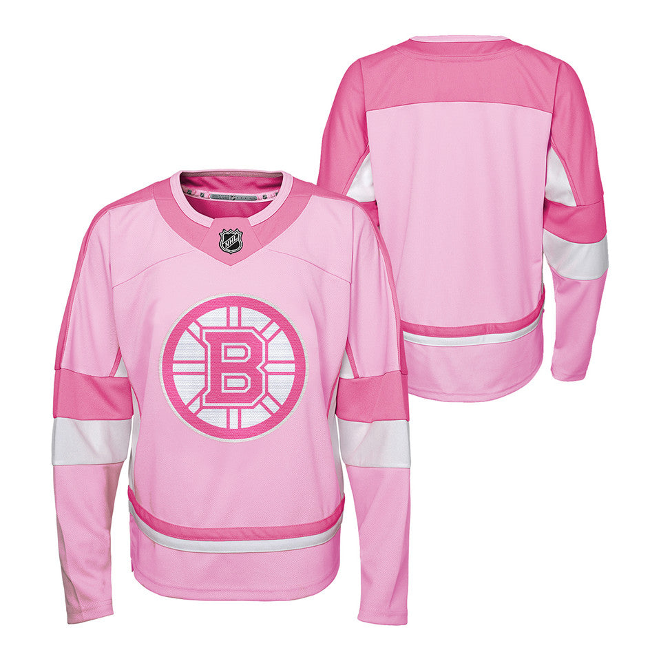NHL Toddler Fashion Jersey Bruins (Pink)