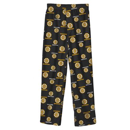 NHL Youth PJ Pants Fleece Bruins (2025 Logo)