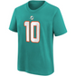 NFL Youth Player T-Shirt Name And Number Tyreek Hill Dolphins