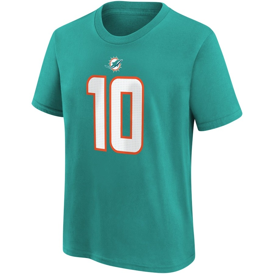 NFL Youth Player T-Shirt Name And Number Tyreek Hill Dolphins